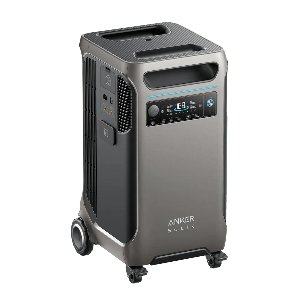 2 × Anker SOLIX F3800 Solar Generators (12kW | 7.68kWh) + Smart Home Power Kit