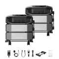 2 x EcoFlow DELTA Pro Ultra X Inverter + Batteries - Off Grid Stores