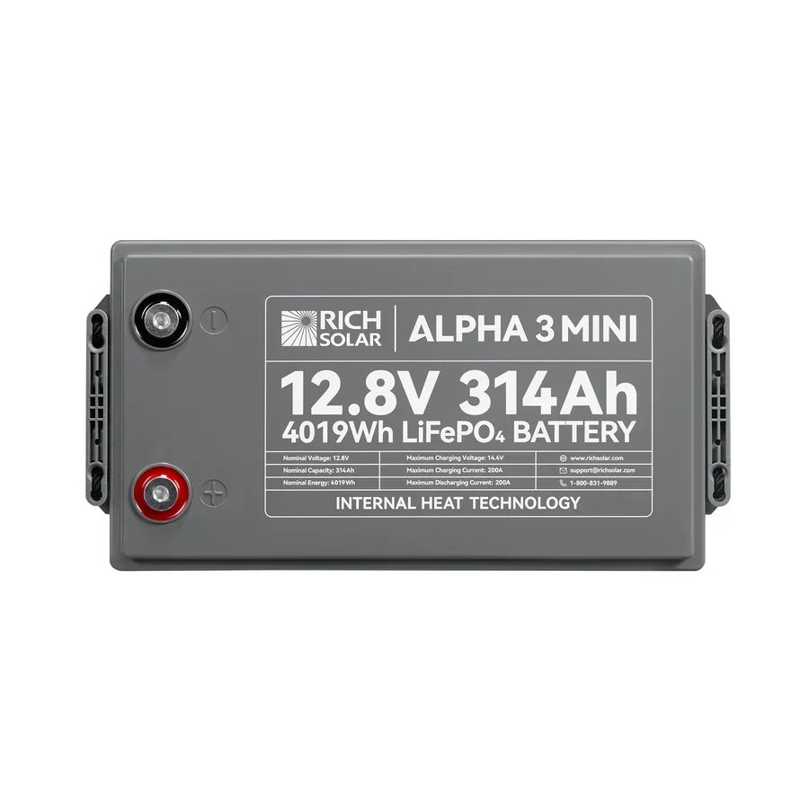 Rich Solar Alpha 3 12V 300Ah Lithium Iron Phosphate Battery