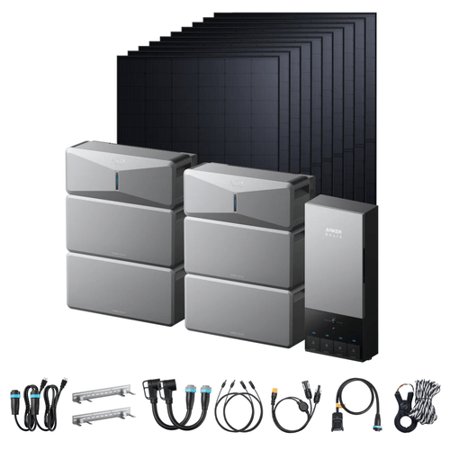 Anker SOLIX E10 Off - Grid Kits + 10 x 440W Rigid Solar Panels - Off Grid Stores