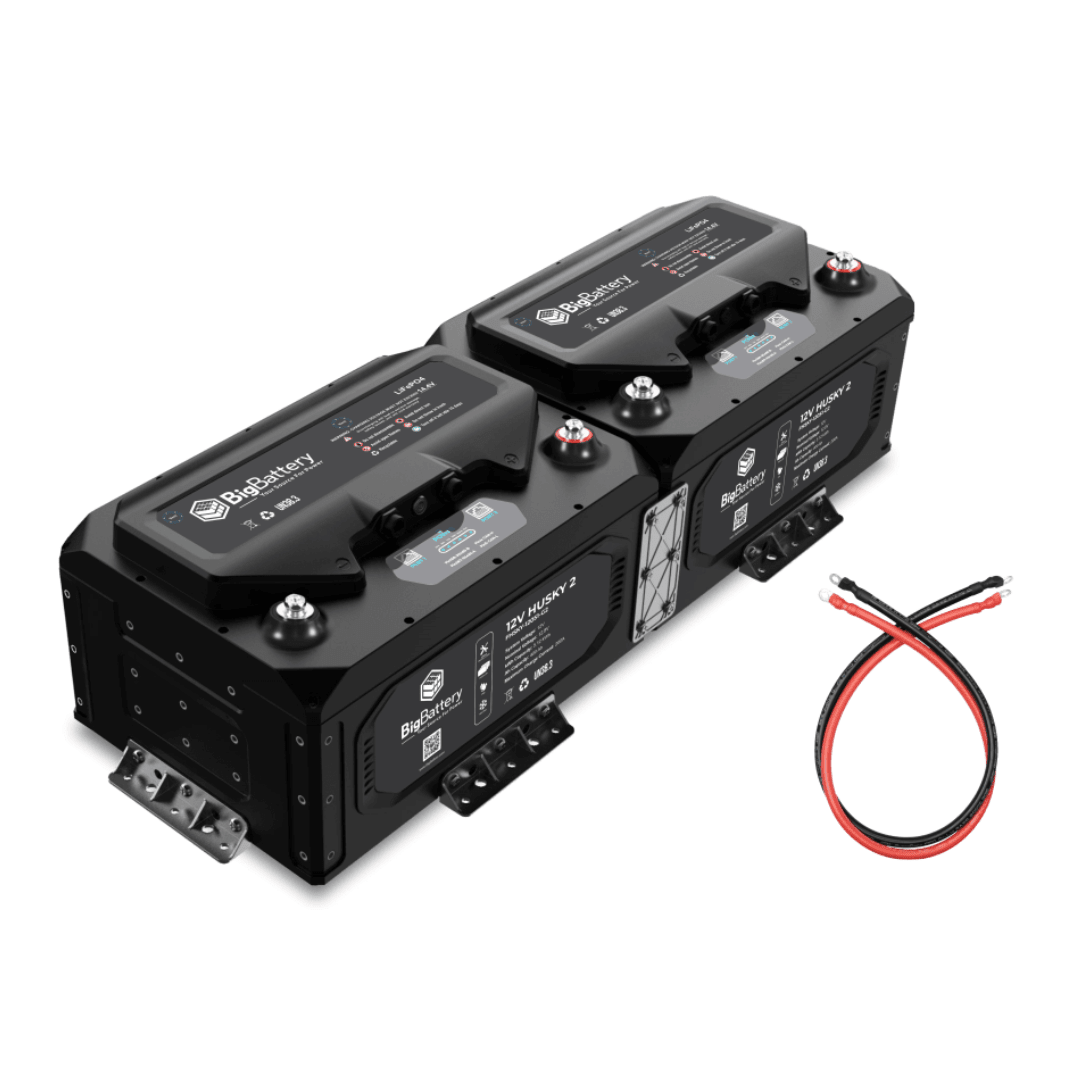 BigBattery HUSKY 2 12V 400Ah 5.12kWh LiFePO4 Battery - Off Grid Stores