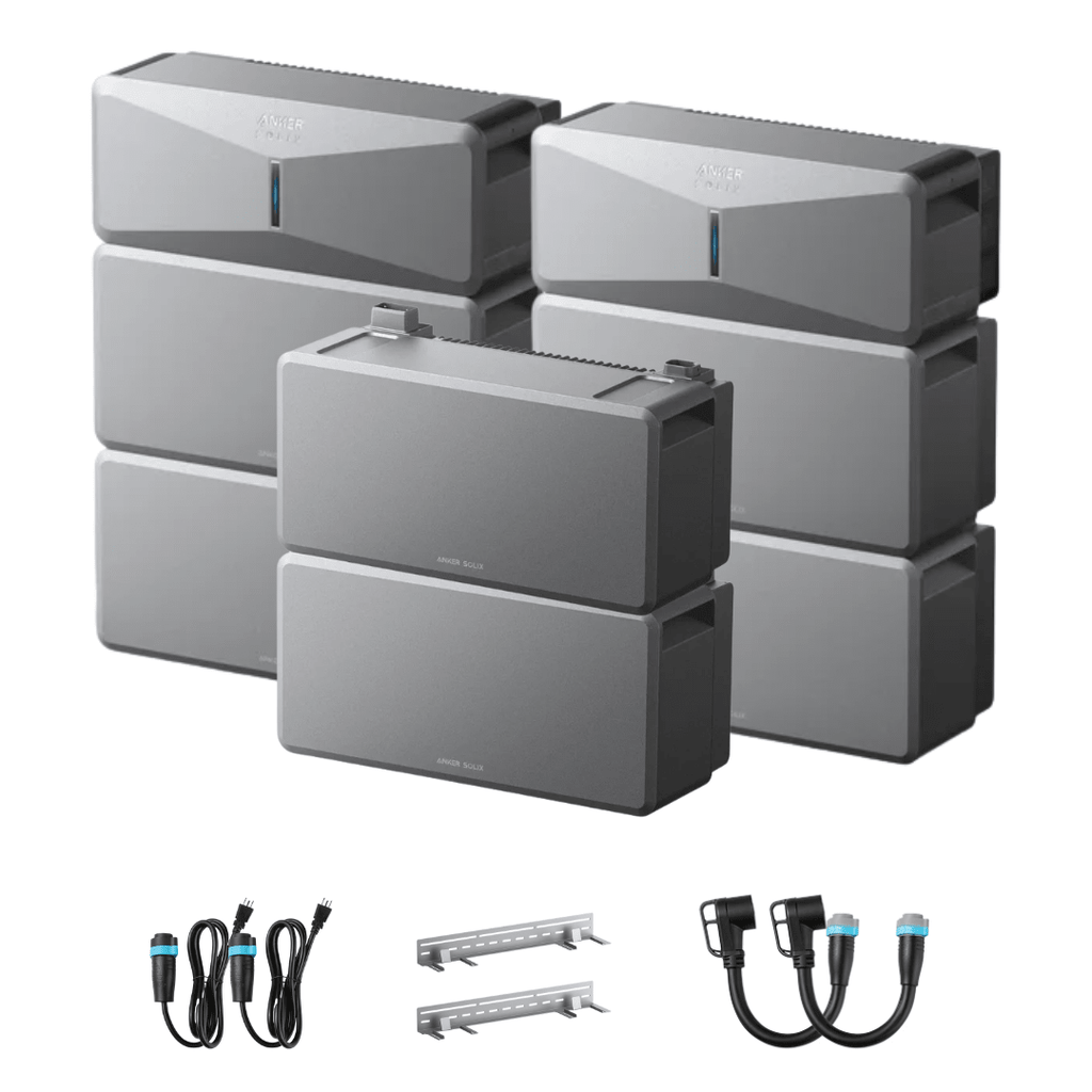 [Double Kit] Anker SOLIX E10 Whole Home Backup System | 12 kWh - 60 kWh LiFePO4 Batteries - Off Grid Stores