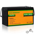 ECO - WORTHY 24V 100Ah Lithium Iron Phosphate Battery - Off Grid Stores