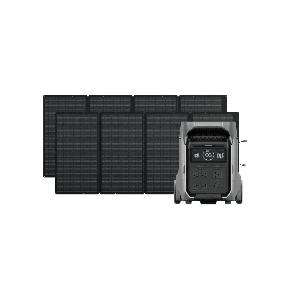EcoFlow DELTA Pro 3 Solar Generator + 400W Portable Solar Panels