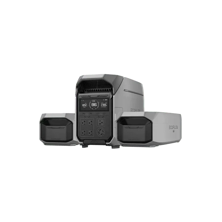 EcoFlow DELTA Pro 3 Solar Generator + DELTA Pro 3 Extra Batteries