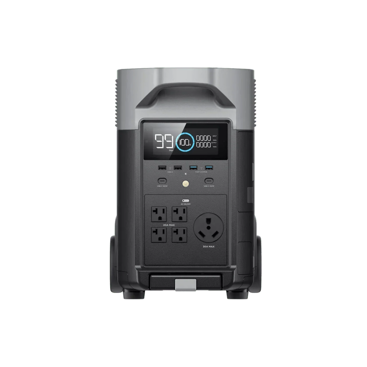 EcoFlow DELTA Pro 3600Wh 3600W Solar Generator + 250W Rigid Monocrystalline Solar Panels Kit