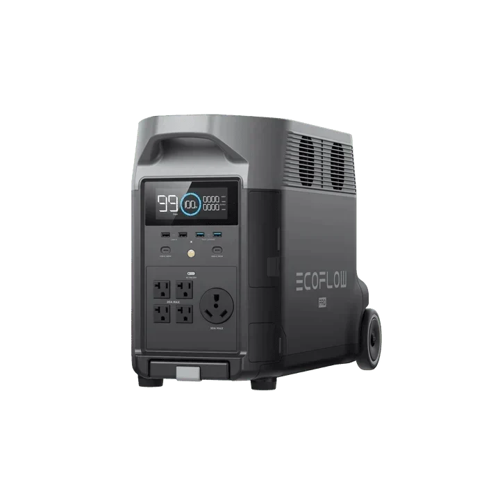 EcoFlow DELTA Pro 3600Wh 3600W Solar Generator + 250W Rigid Monocrystalline Solar Panels Kit