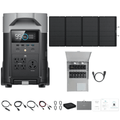 EcoFlow DELTA Pro + 400W Portable Solar Panel + Transfer Switch
