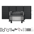 EcoFlow DELTA Pro Ultra Inverter + Battery + 400W Solar Panel - Off Grid Stores