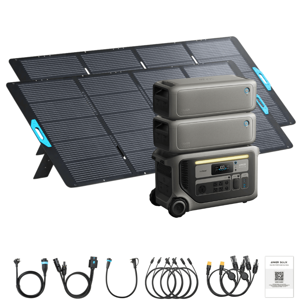 Anker SOLIX F3000 Solar Generator + Expansion Batteries - Off Grid Stores