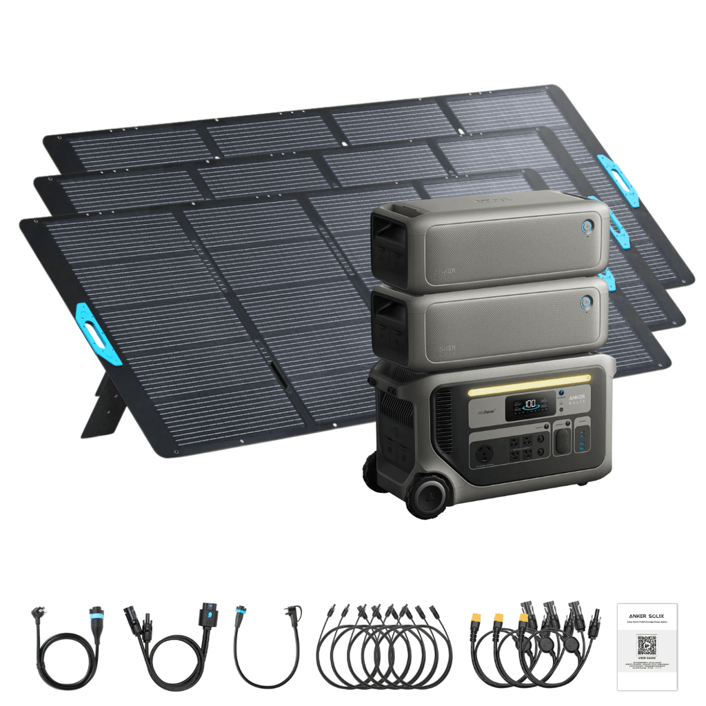 Anker SOLIX F3000 Solar Generator + Expansion Batteries - Off Grid Stores