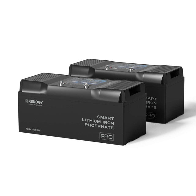 Renogy 12V 200Ah Pro Smart Lithium Iron Phosphate Battery w/Bluetooth & Self - heating Function - Off Grid Stores