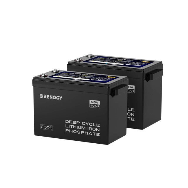 Renogy 48V 50Ah Smart Self - Heating Lithium Iron Phosphate Battery - Off Grid Stores