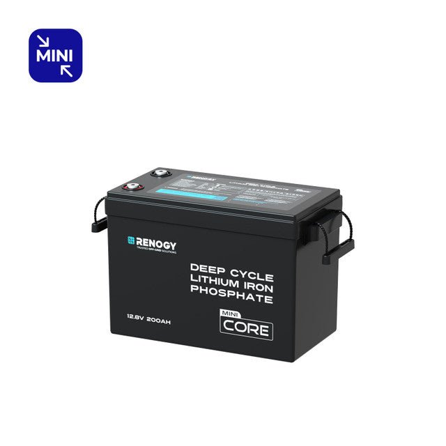 Renogy Core Mini 12.8V 200Ah LiFePO4 Battery w/ Low - Temperature Protection - Off Grid Stores