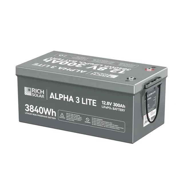 Rich Solar Alpha 3 12V 300Ah Lithium Iron Phosphate Battery