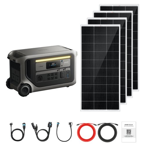 Anker SOLIX F3000 + Custom Solar Panels Kits - Off Grid Stores