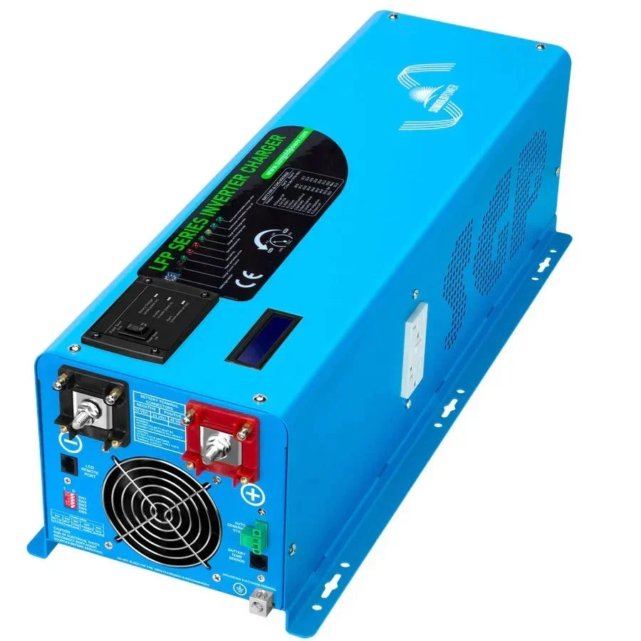 SunGoldPower 4000W DC 12V Split Phase Pure Sine Wave Inverter With Charger - Off Grid Stores