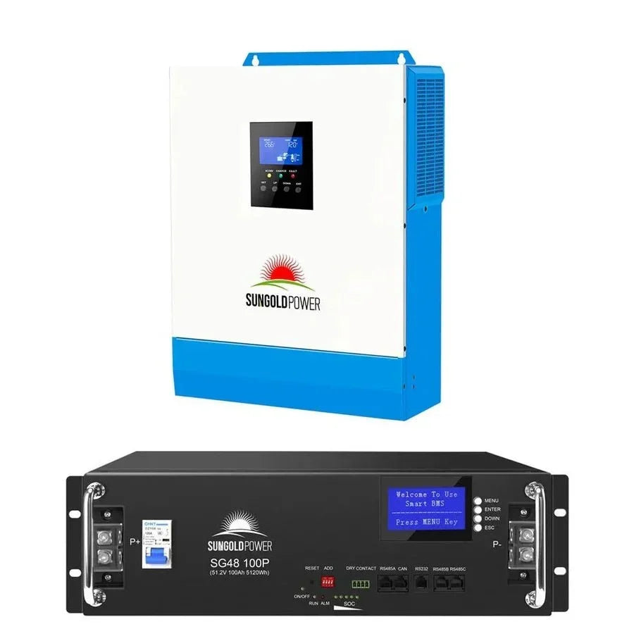 SunGoldPower 5000W 48V Solar Charger Inverter - Off Grid Stores