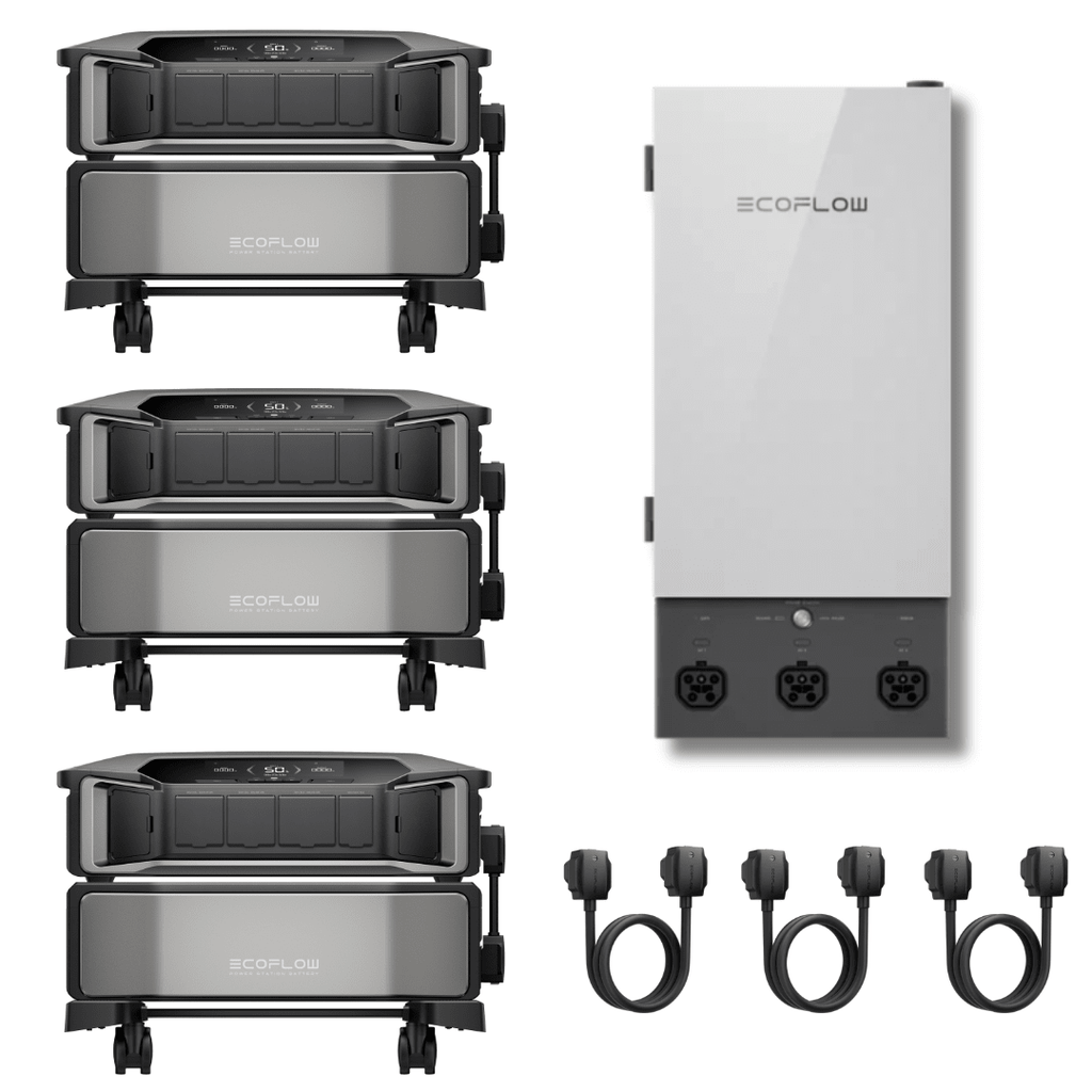 [Triple Kit] EcoFlow DELTA Pro Ultra With Batteries + Smart Home Panel 2 - Off Grid Stores